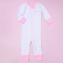  Big Sister Embroidered Zip Pajamas - Magnolia BabyZipper Pajamas