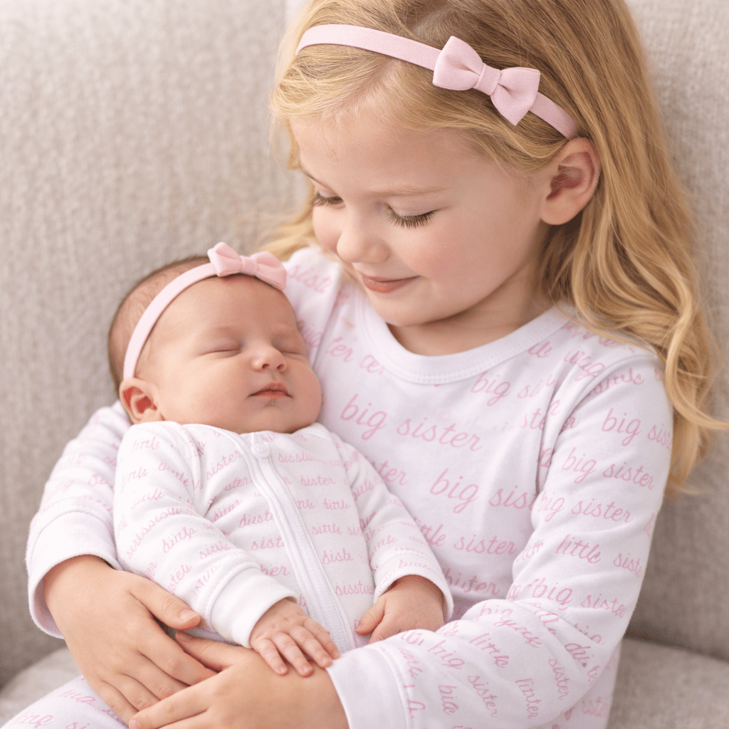 Big Sister, Little Sister Pajama + Footie Gift Set - Magnolia BabyGift Set