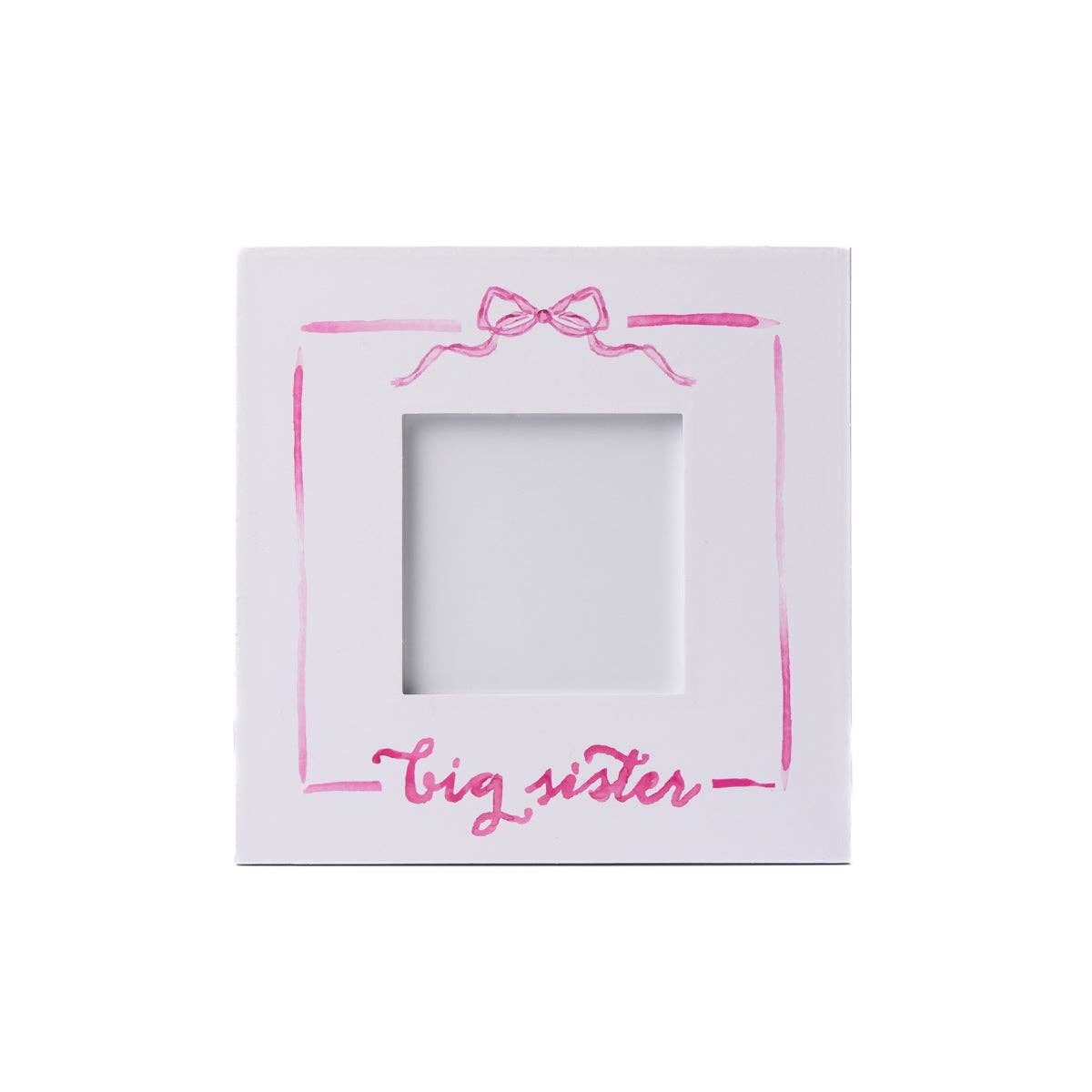 Big Sister Pink Bow Frame - Magnolia BabyFrame