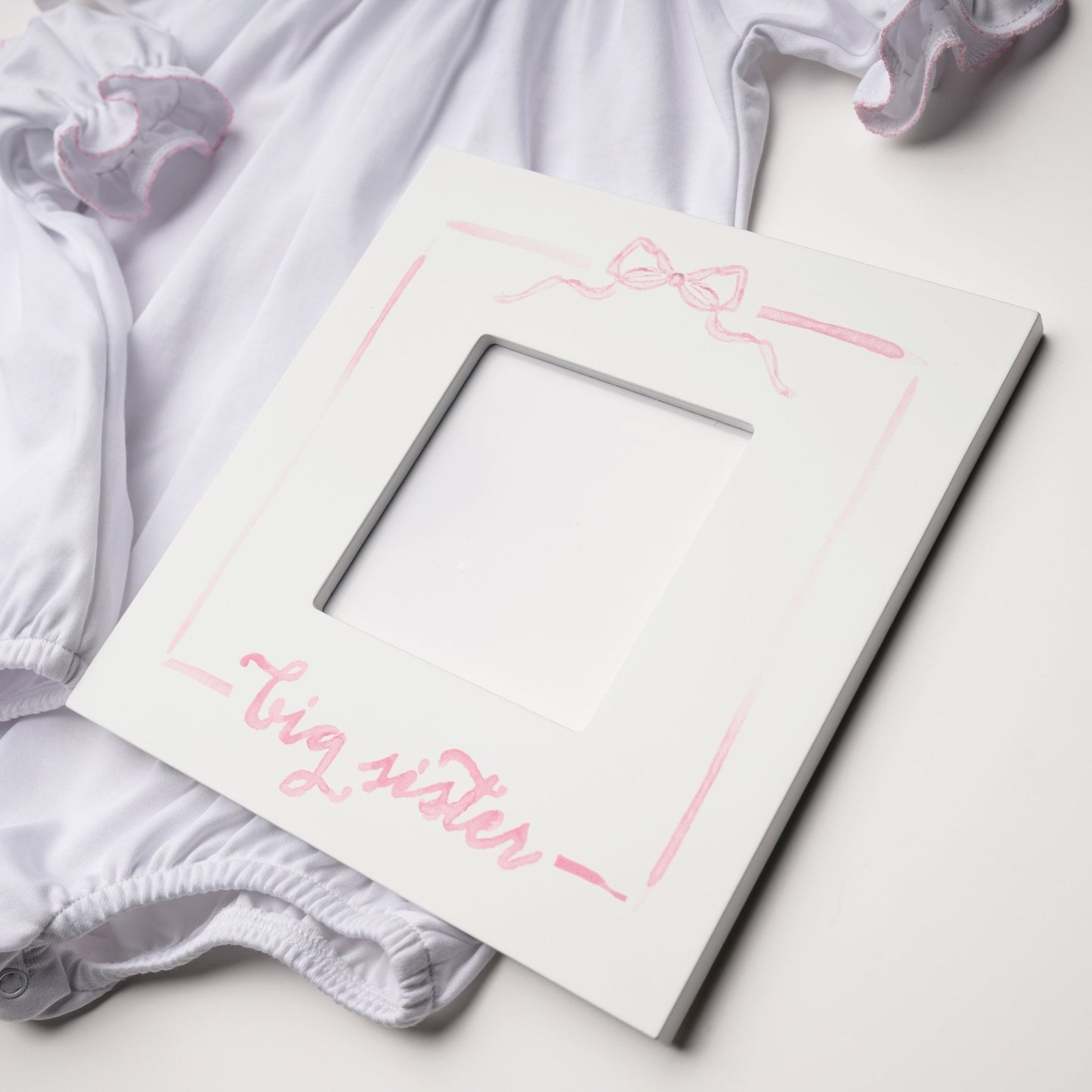 Big Sister Pink Bow Frame - Magnolia BabyFrame