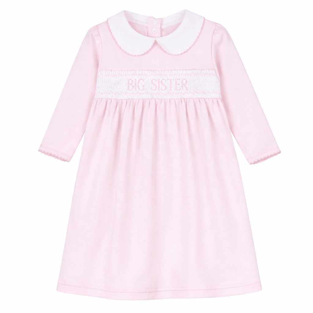 Big Sister Smocked Long Sleeve Dress - Magnolia BabyDress