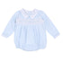Birthday Classics Smocked Long Sleeve Bubble - Light Blue - Magnolia BabyBubble
