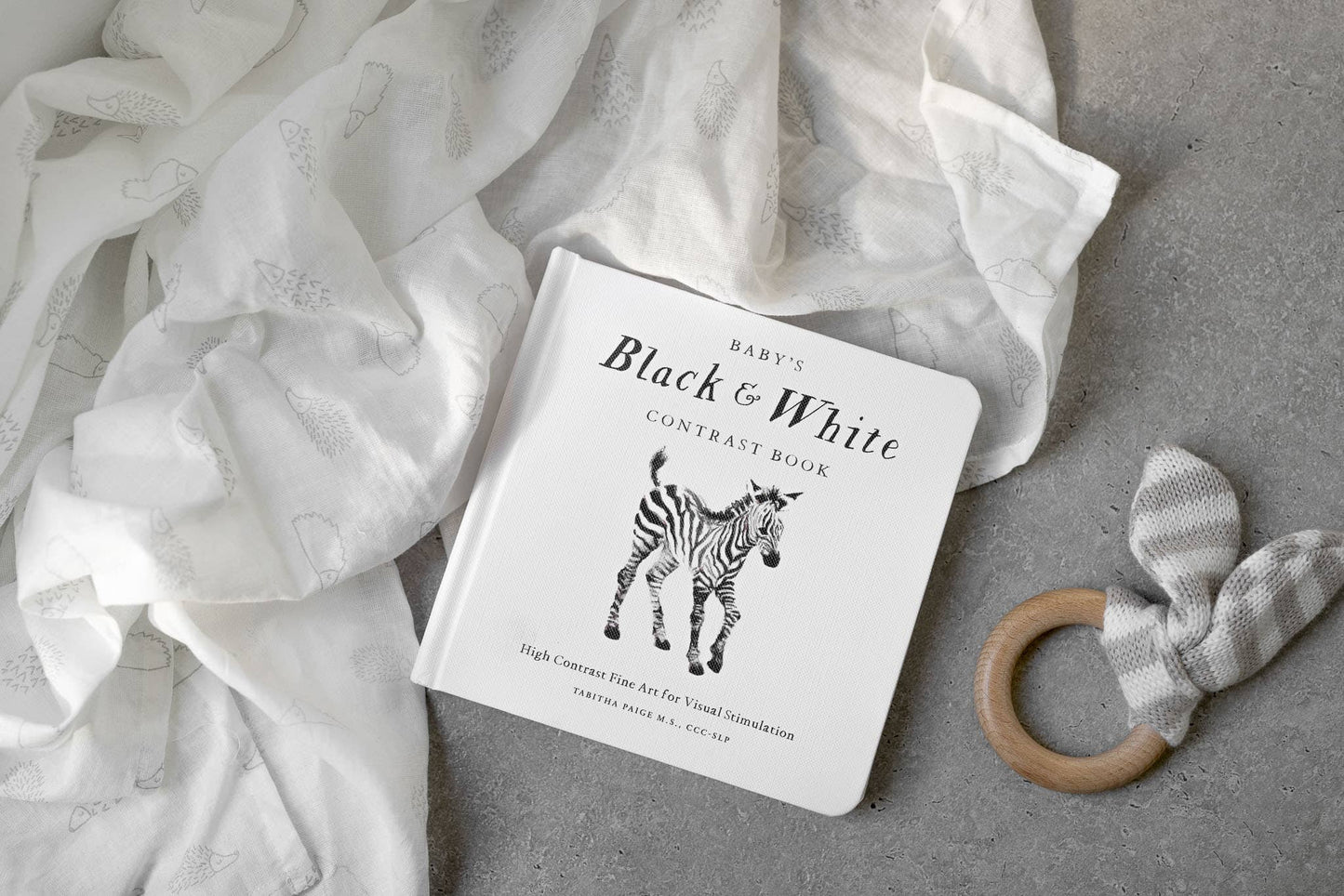 Black and White Contrast Book for Baby - Magnolia BabyBook