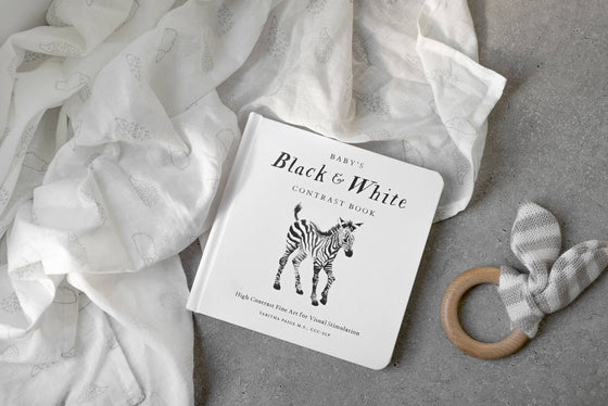 Black and White Contrast Book for Baby - Magnolia BabyBook
