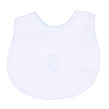 Blessed Embroidered Bib - Blue - Magnolia BabyBib