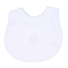  Blessed Embroidered Bib - Blue - Magnolia BabyBib