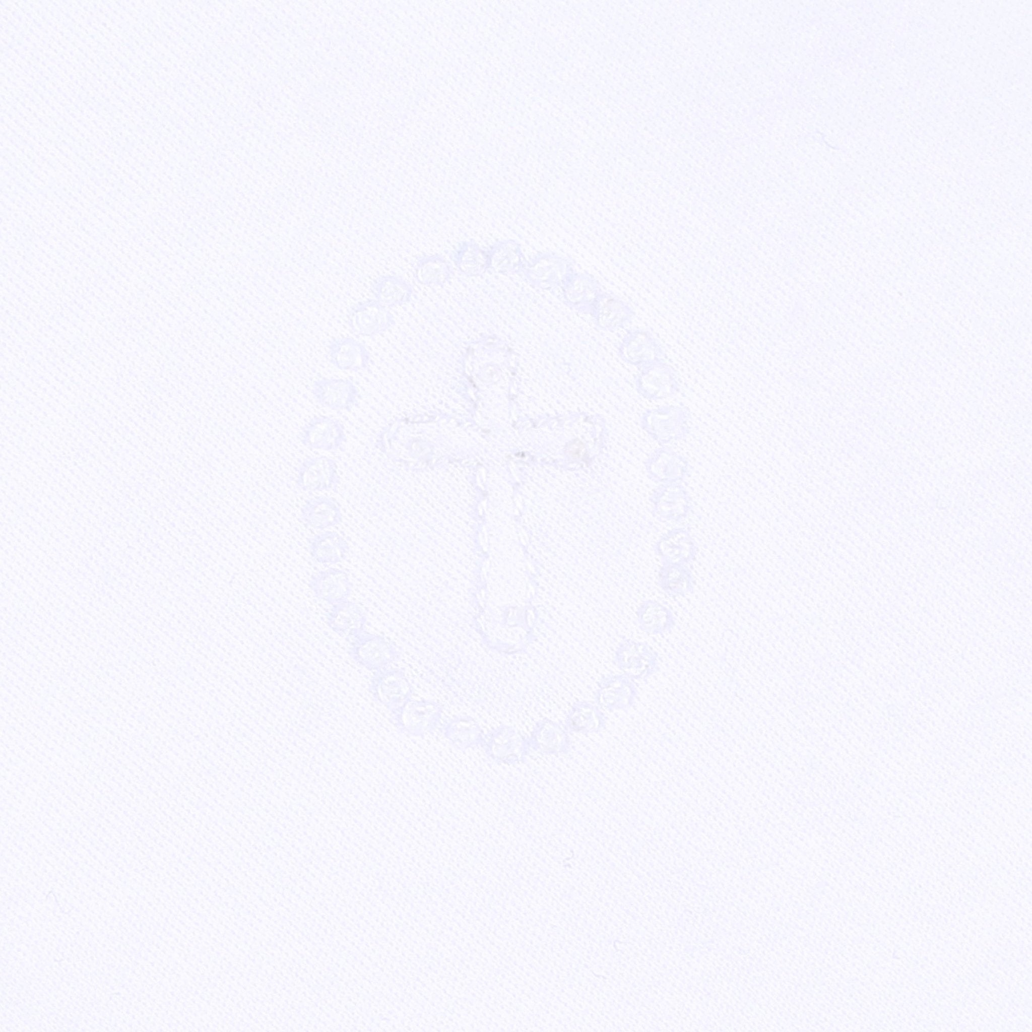 Blessed Embroidered Burp Cloth - White - Magnolia Baby Unisex