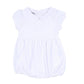 Blessed Embroidered Collared Girl Bubble - White - Magnolia Baby Girl
