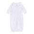 Blessed Embroidered Collared Long Sleeve Gown - Pink - Magnolia BabyGown