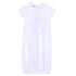 Blessed Embroidered Collared Short Sleeve Gown - Blue - Magnolia Baby Unisex