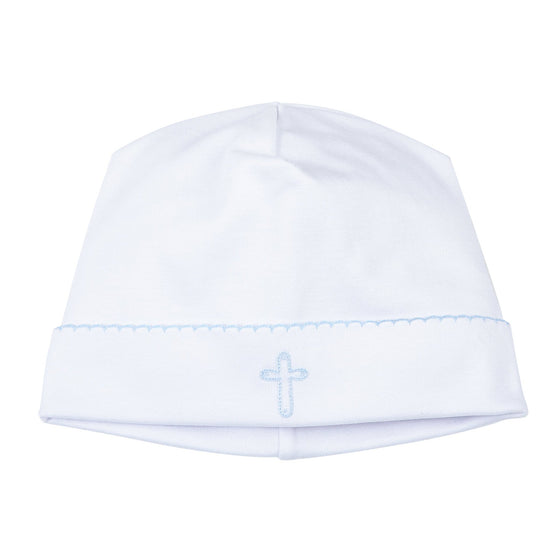 Blessed Embroidered Hat - Blue - Magnolia BabyHat