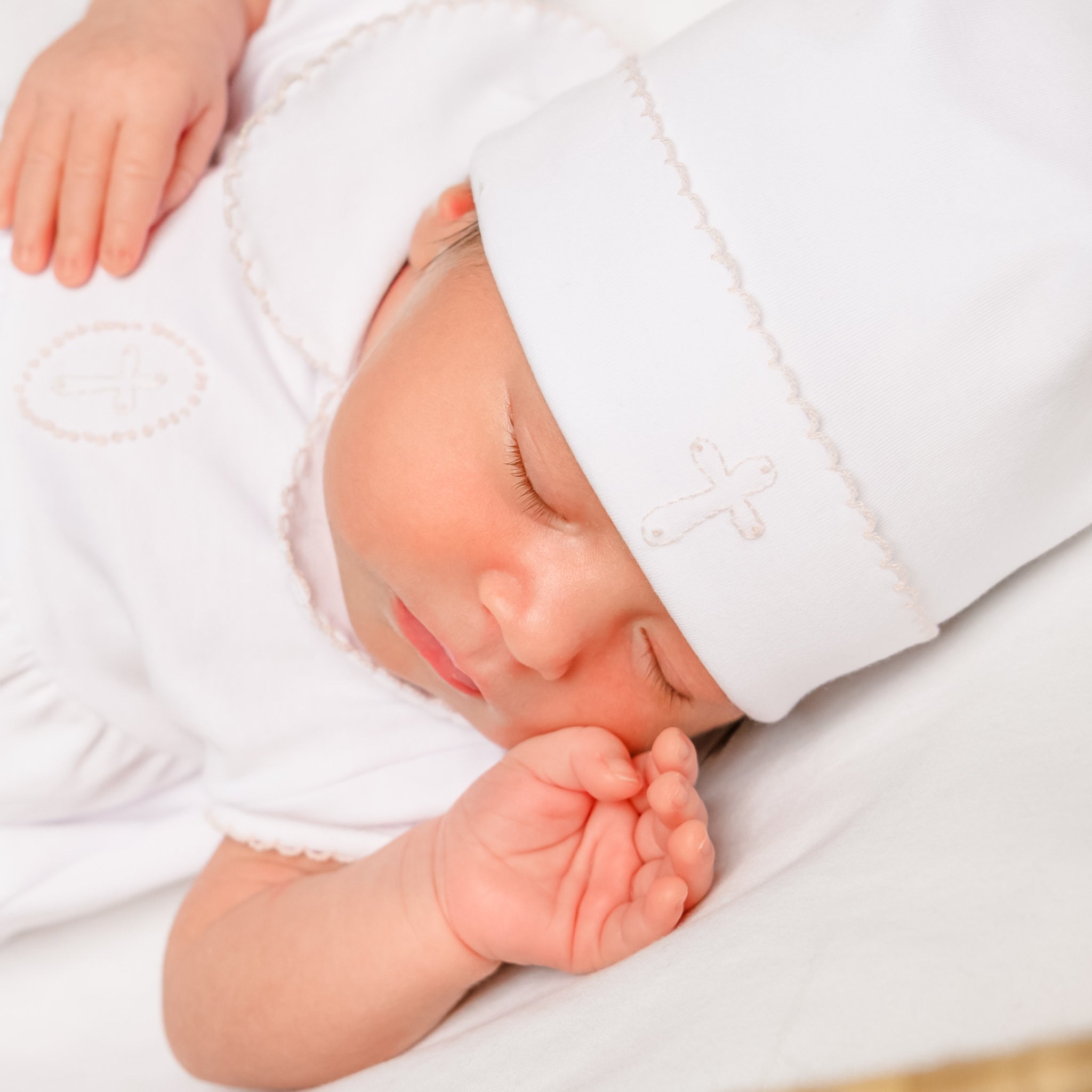 Blessed Embroidered Hat - Pink - Magnolia Baby Girl
