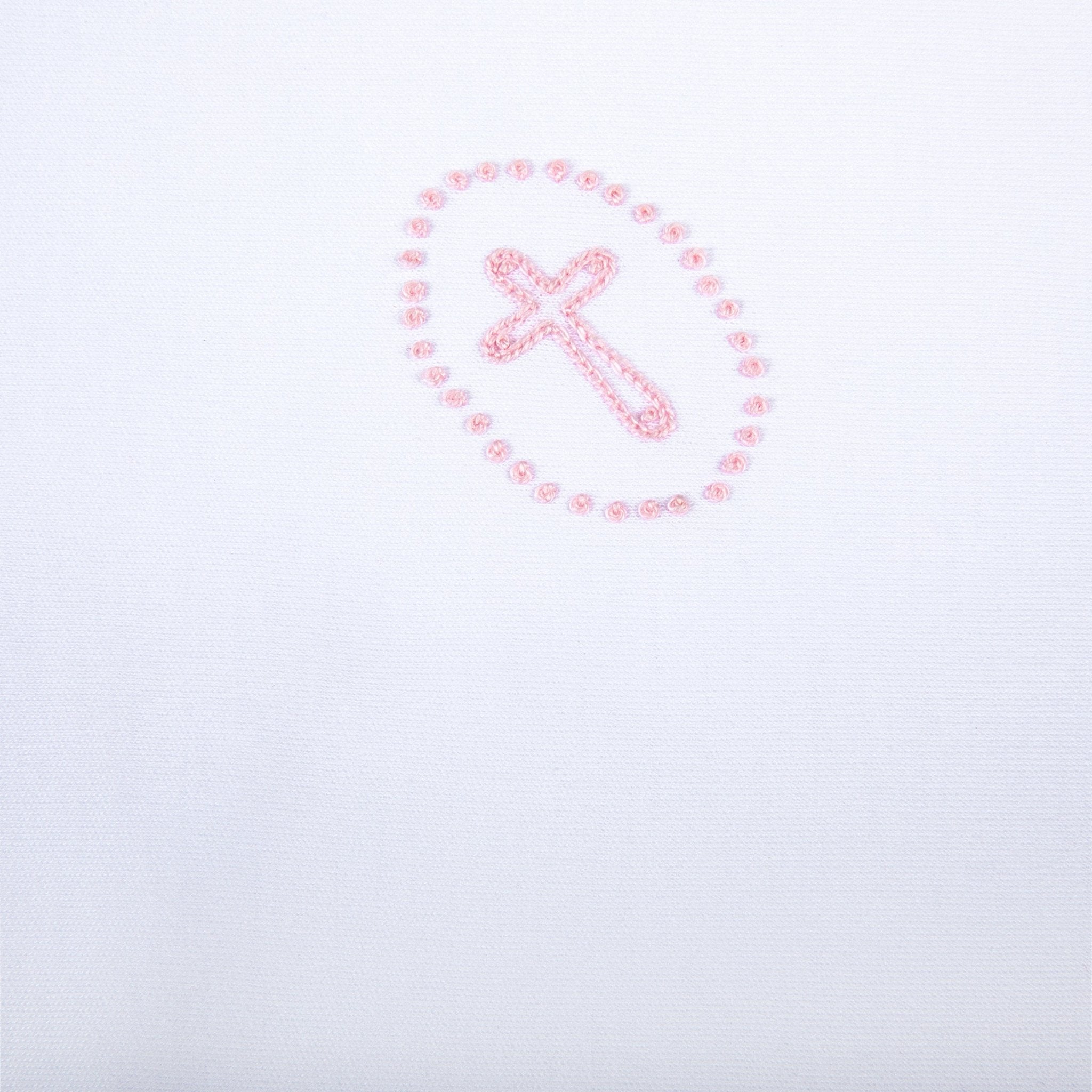 Blessed Embroidered Receiving Blanket - Pink - Magnolia Baby Girl