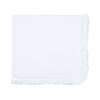 Blessed Embroidered Ruffle Receiving Blanket - White - Magnolia BabyReceiving Blanket