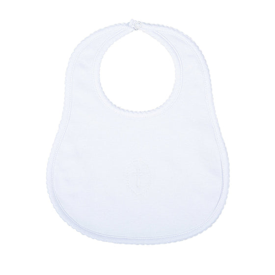 Blessed Fall 24 Embroidered Bib - White - Magnolia BabyBib