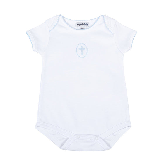 Blessed Fall 24 Embroidered Bodysuit - Blue - Magnolia BabyBodysuit