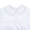 Blessed Fall 24 Embroidered Collared Bubble - Blue - Magnolia BabyBubble