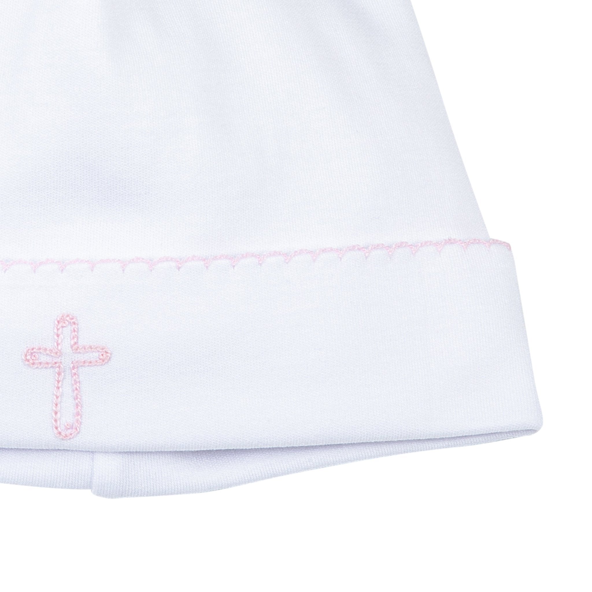 Blessed Embroidered Hat - Pink - Magnolia Baby Girl