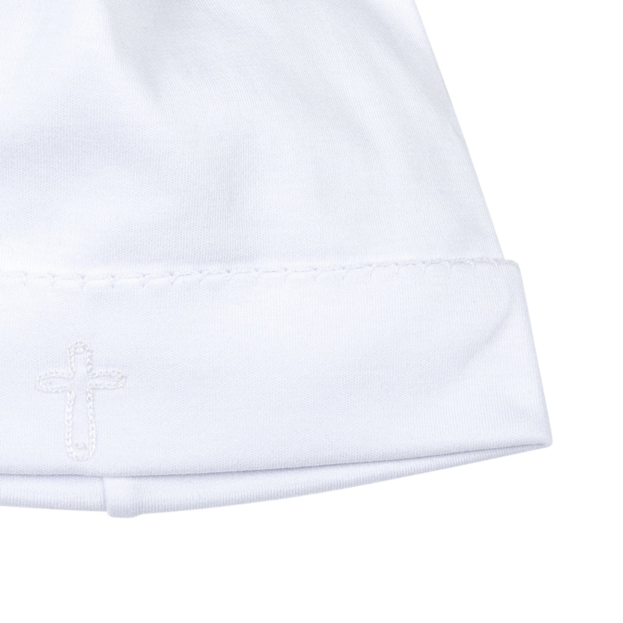 Blessed Embroidered Hat - White - Magnolia Baby Unisex