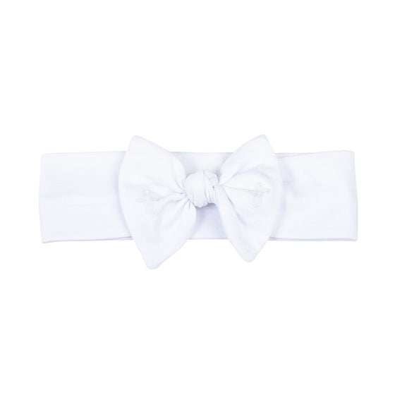 Blessed Fall 24 Embroidered Headband - White - Magnolia BabyHeadband