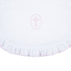 Blessed Fall 24 Embroidered Ruffle Bib - Pink - Magnolia BabyBib