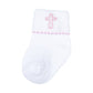 Blessed Embroidered Socks - Pink - Magnolia Baby Girl