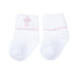 Blessed Embroidered Socks - Pink - Magnolia Baby Girl
