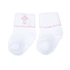 Blessed Fall 24 Embroidered Socks - Pink - Magnolia BabySocks