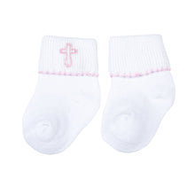  Blessed Fall 24 Embroidered Socks - Pink - Magnolia BabySocks