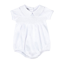  Blessed Fall 24 Smocked Girl Bubble - White - Magnolia BabyBubble