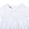 Blessed Fall 24 Smocked Girl Long Sleeve Gown - White - Magnolia BabyGown