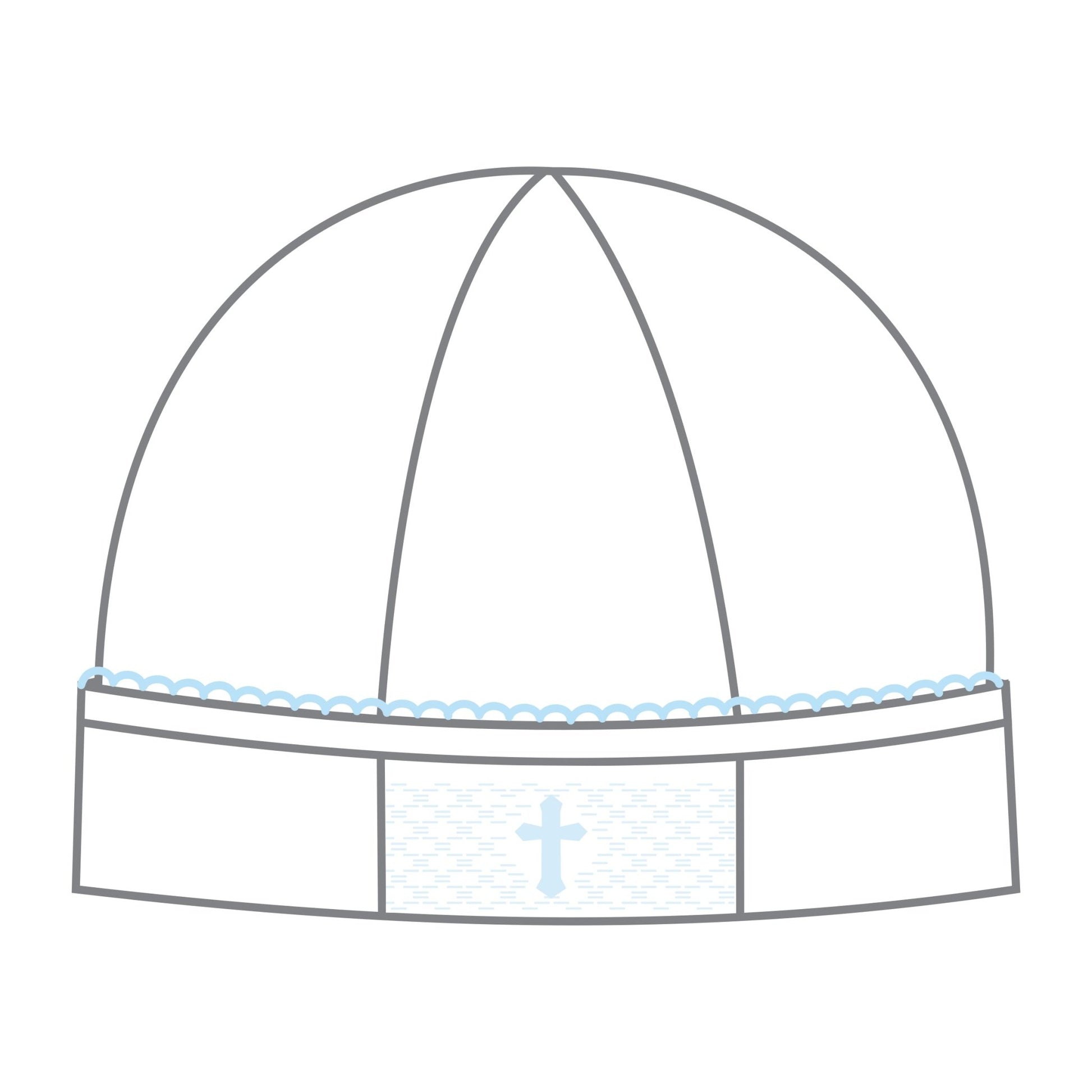 Blessed Smocked Hat - Blue - Magnolia Baby Unisex