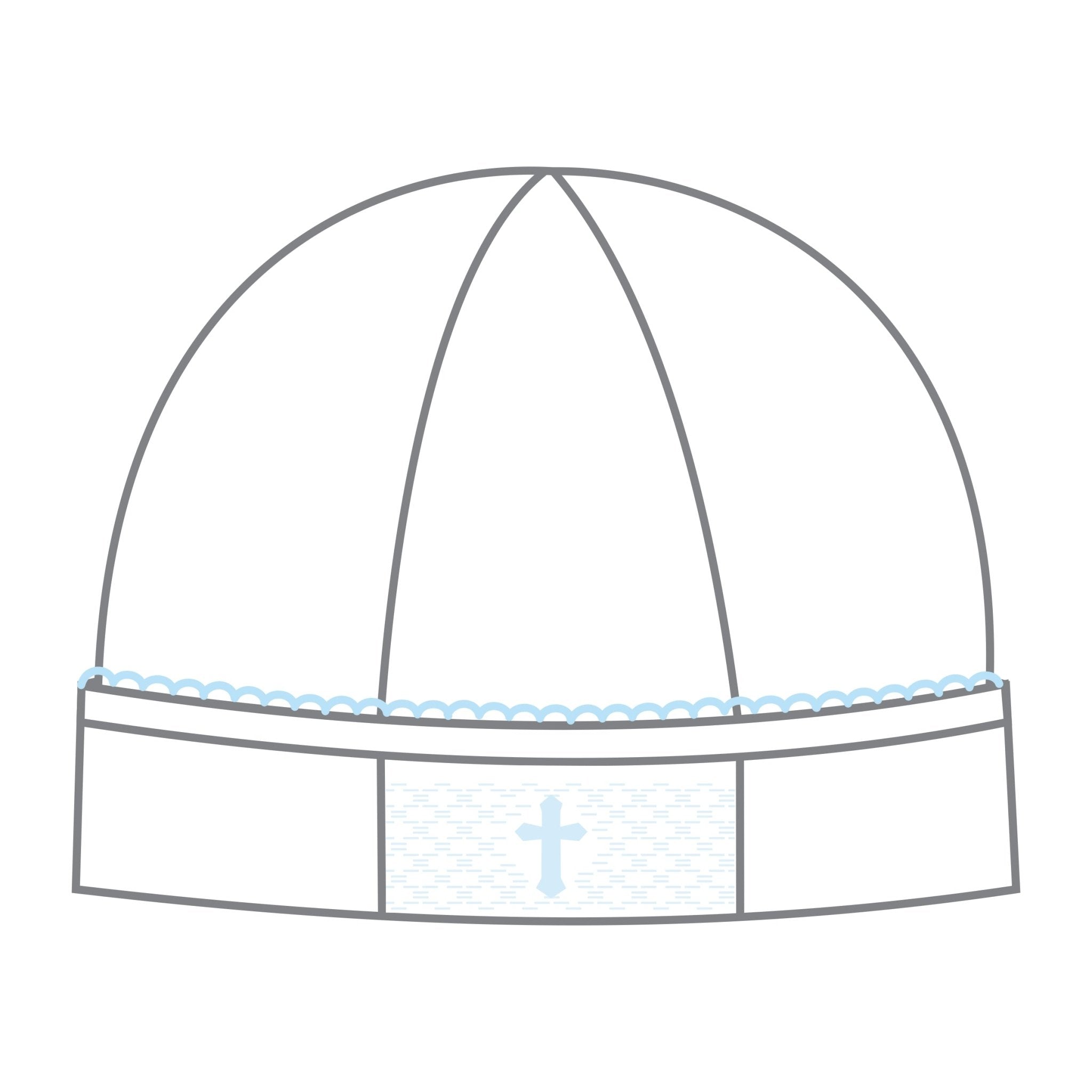 Blessed Smocked Hat - Blue - Magnolia Baby Unisex