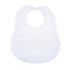 Blessed Fall 24 Smocked Ruffle Bib - White - Magnolia BabyBib