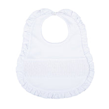  Blessed Fall 24 Smocked Ruffle Bib - White - Magnolia BabyBib