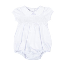  Blessed Smocked Boy Bubble - White - Magnolia BabyBubble