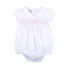  Blessed Smocked Bubble - Pink - Magnolia BabyBubble