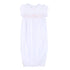 Blessed Smocked Short Sleeve Gown - Pink - Magnolia Baby Girl