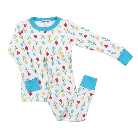 Blooms Long Pajama - Magnolia BabyLong Pajamas