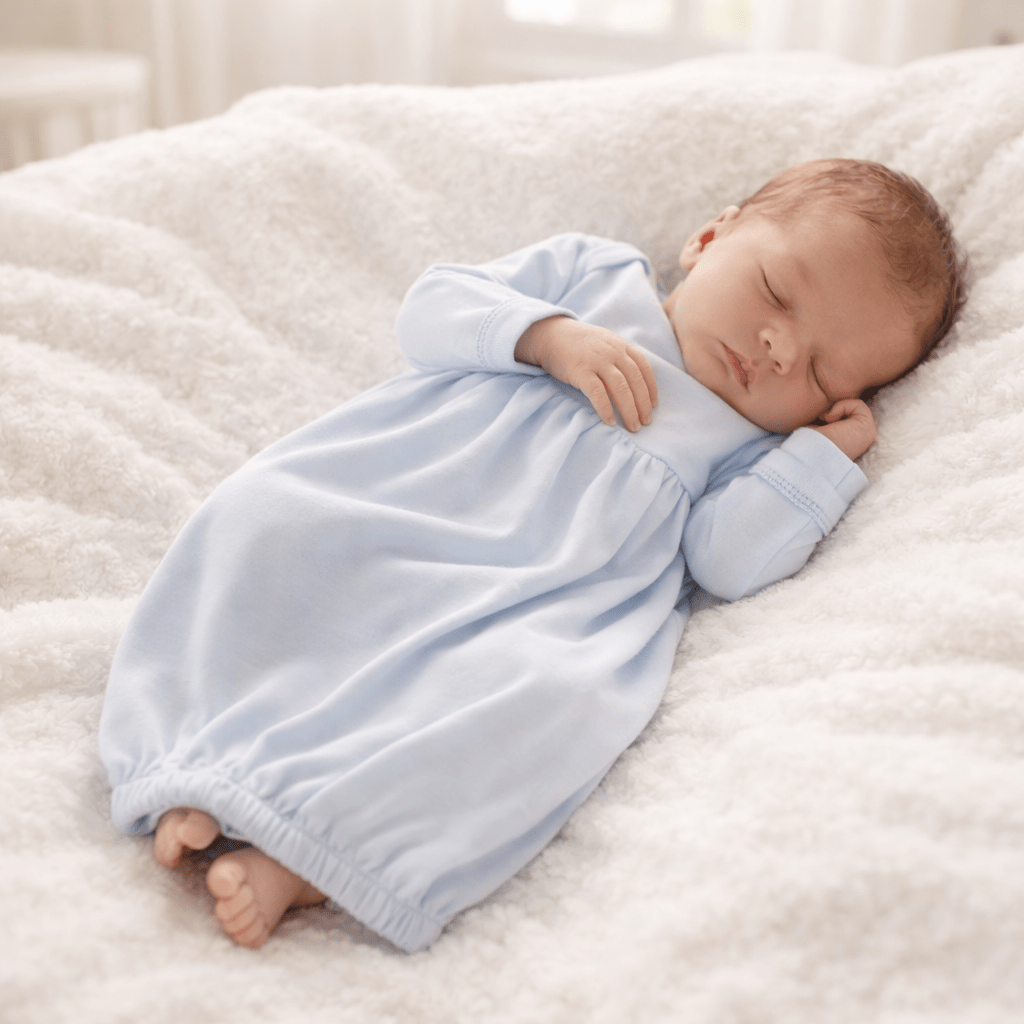Blue Converter Gown – Baby Boy Layette Essential - Magnolia BabyConverter Gown