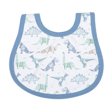  Blue Origami Dinos Bib by Luna and Arlo - Magnolia BabyBib