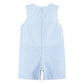 Blue Seersucker Pumpkin Shortalls - Magnolia BabyShortall
