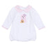Boo Crew! Applique Collared Long Sleeve Bubble - Pink - Magnolia BabyBubble