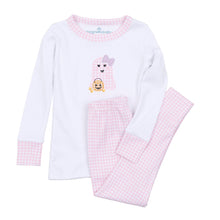  Boo Crew! Applique Long Pajamas - Pink - Magnolia BabyLong Pajamas