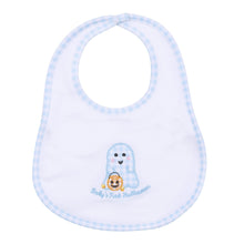  Boo Crew! Applique My First Halloween Bib - Light Blue - Magnolia BabyBib