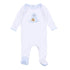 Boo Crew! Applique My First Halloween Lap Footie - Light Blue - Magnolia BabyFootie