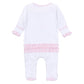 Boo Crew! Applique My First Halloween Ruffle Lap Footie - Pink - Magnolia BabyFootie
