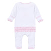 Boo Crew! Applique My First Halloween Ruffle Lap Footie - Pink - Magnolia BabyFootie