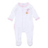 Boo Crew! Applique Ruffle Footie - Pink - Magnolia BabyFootie