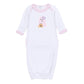 Boo Crew! Applique Ruffle Lap Gown - Pink - Magnolia BabyGown